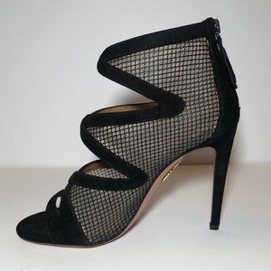 Aquazzura Flash Mesh Bootie New In Box 36.5
